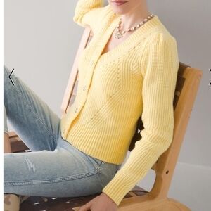 White House Black Market Honey Bee Cardigan Sweater